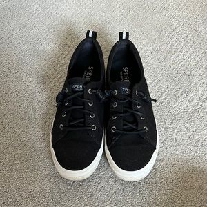 Black Sperry Sneakers